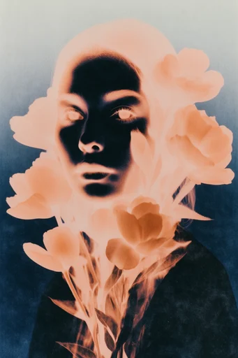 Spectral Organic Surrealism style reference image — surreal dreamlike atmosphere