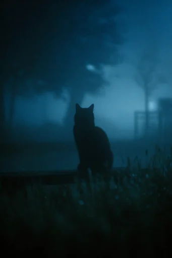 Nocturnal Pictorialist Mist style reference image — soft focus