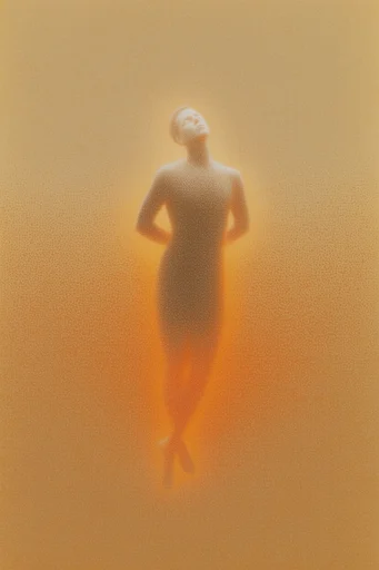 Ethereal Amber Minimalism moodboard — generate AI images in this style