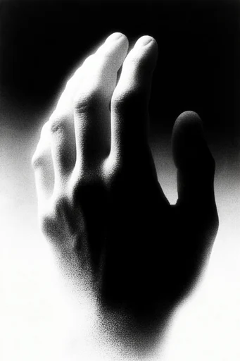Gritty Spectral Noir style reference image — spectral silhouette
