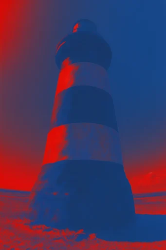 High-Contrast Fauvist Glitch style reference image — digital glitch distortion