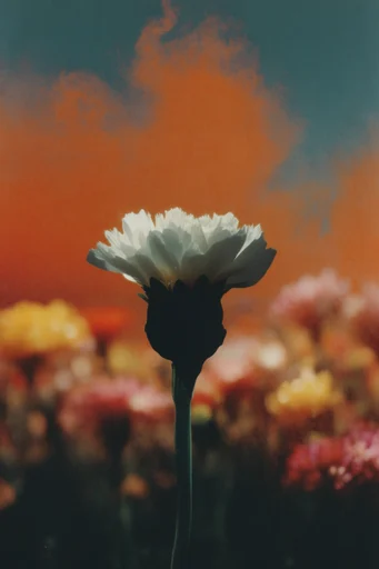 Cinematic Nocturnal Analog style reference image — surreal color palette