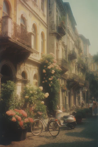 Dreamy Pastoral Etherealism style reference image — hazy golden light