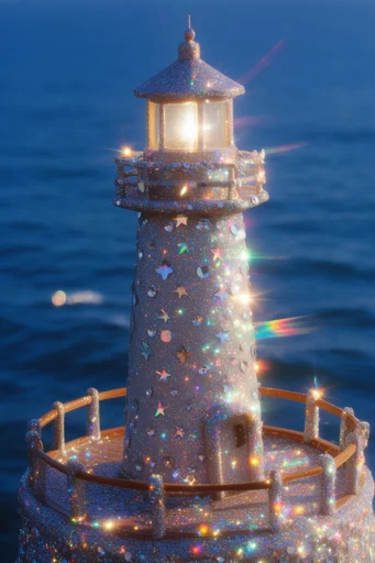 Prismatic Celestial Glamour style reference image — high-contrast cinematic lighting
