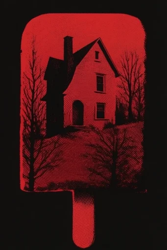Crimson Noir Graphic style AI image example 4