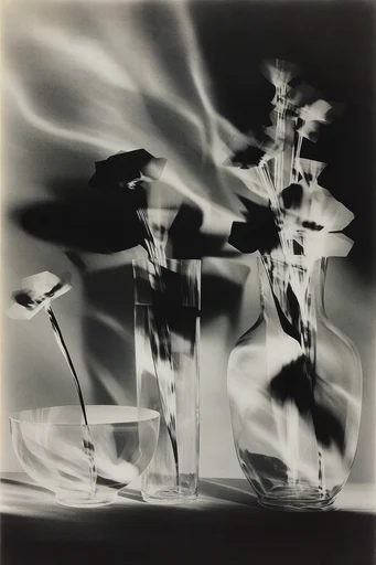 Avant-Garde Darkroom Noir style reference image — chiaroscuro lighting