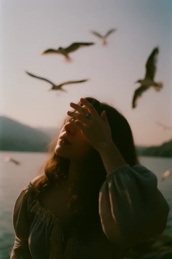 Ethereal Cinematic Nostalgia moodboard — generate AI images in this style