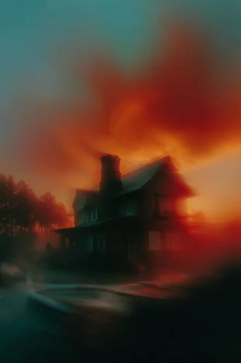 Luminous Cinematic Silhouette style AI image example 4