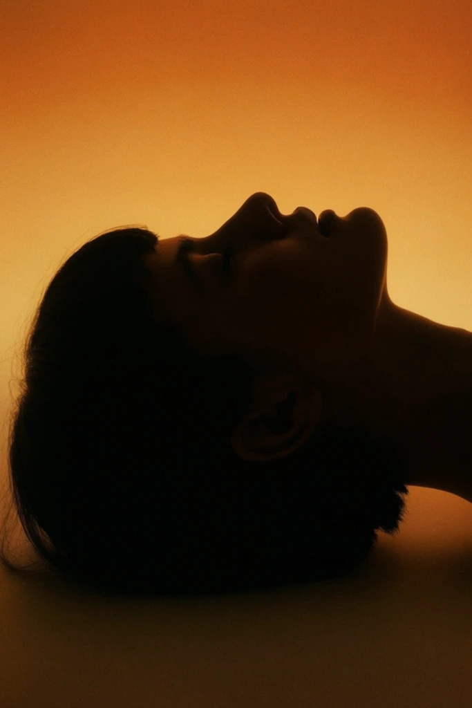 Amber Chiaroscuro Minimalism style AI image example 2