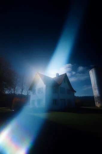 Nocturnal Cyan Surrealism style reference image — surrealist texture
