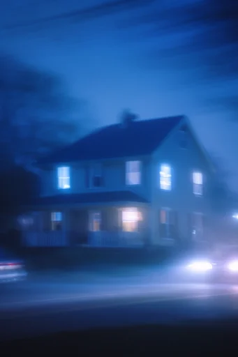 Nocturnal Kinetic Blur style reference image — shutter drag