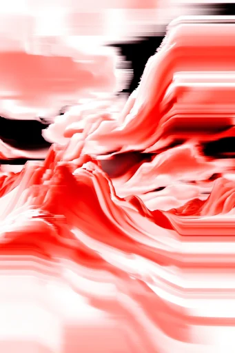 Kinetic Neon Distortion style reference image — motion blur