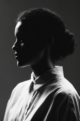 Cinematic Noir Minimalism moodboard — generate AI images in this style