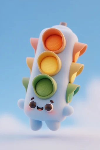 Tactile Whimsy World style reference image — tactile toy aesthetic