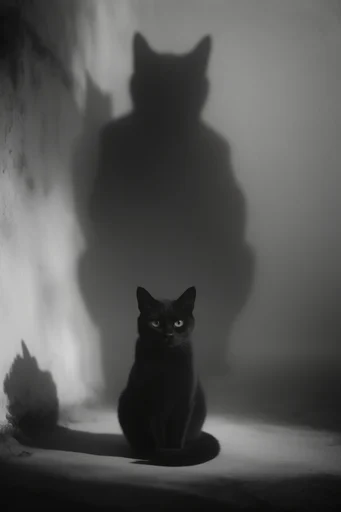 Monochrome Surrealist Solitude style reference image — surrealist double exposure