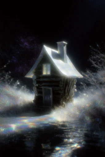 Luminescent Cosmic Surrealism style AI image example 4