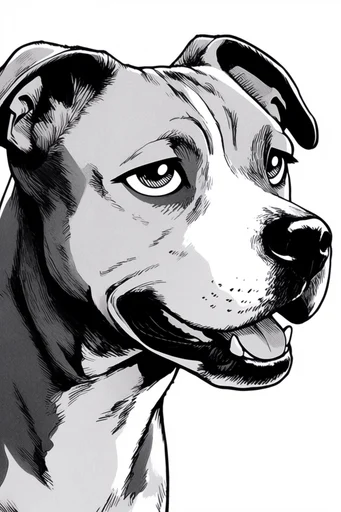 High-Contrast Ink Expressionism style reference image — monochrome manga aesthetic