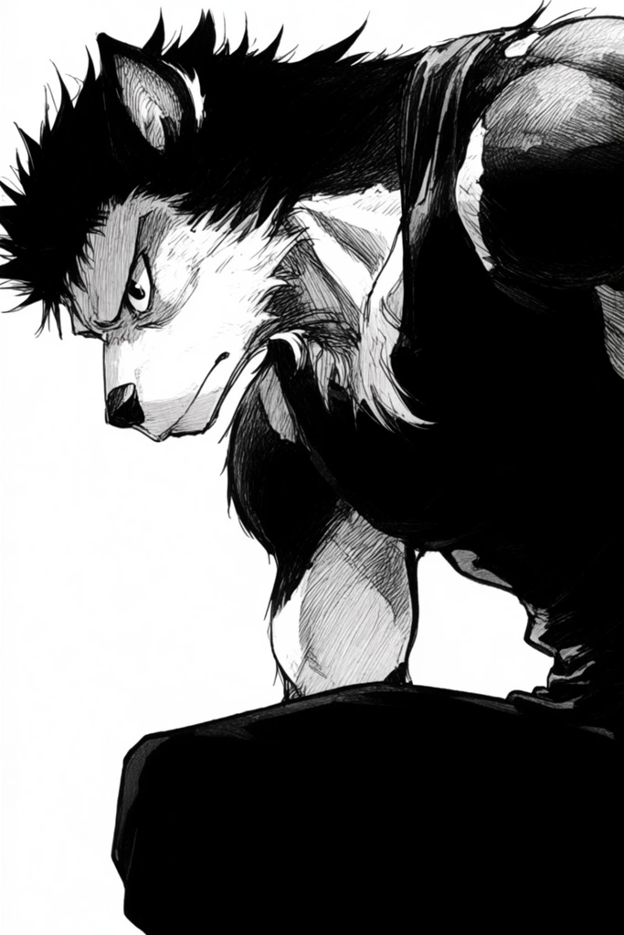 Visceral Ink Manga style AI image example 3