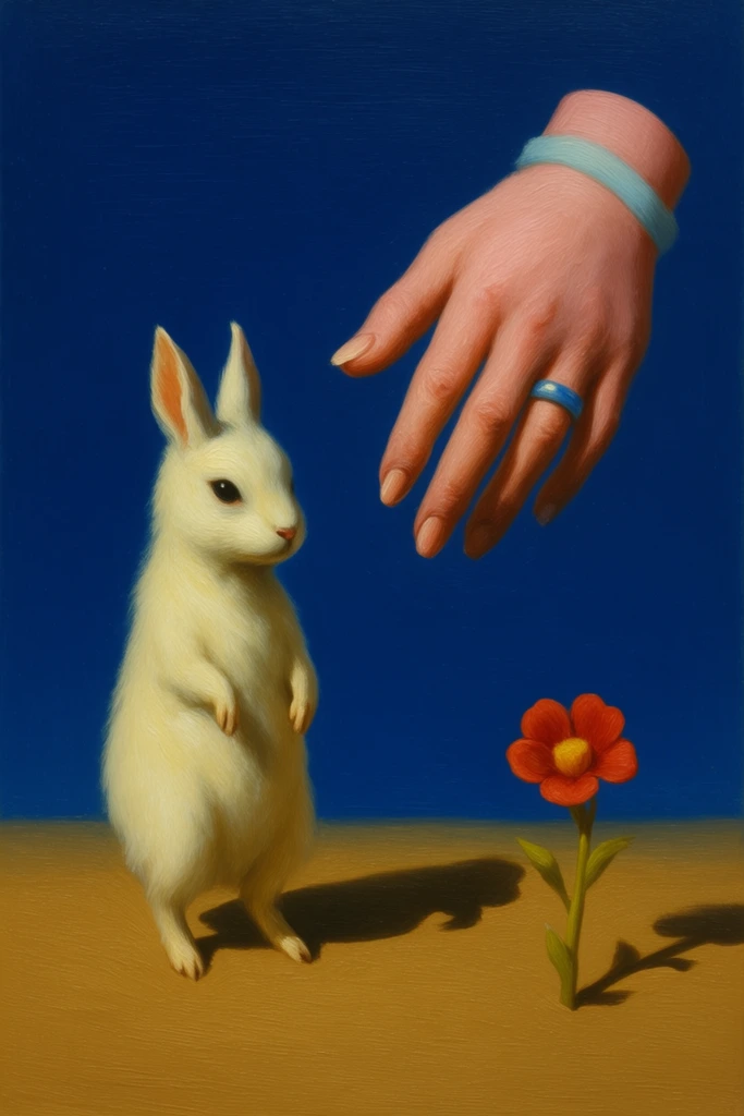 Velvet Surrealist Contrast style AI image example 3