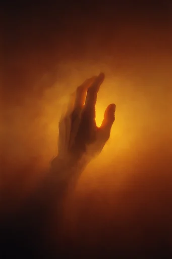 Amber Atmospheric Solitude style reference image — atmospheric dust fog