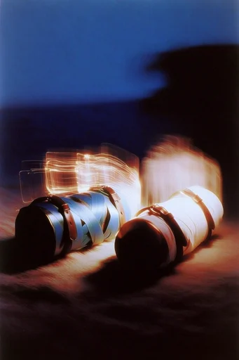 Ethereal Twilight Luminescence style reference image — analog film grain