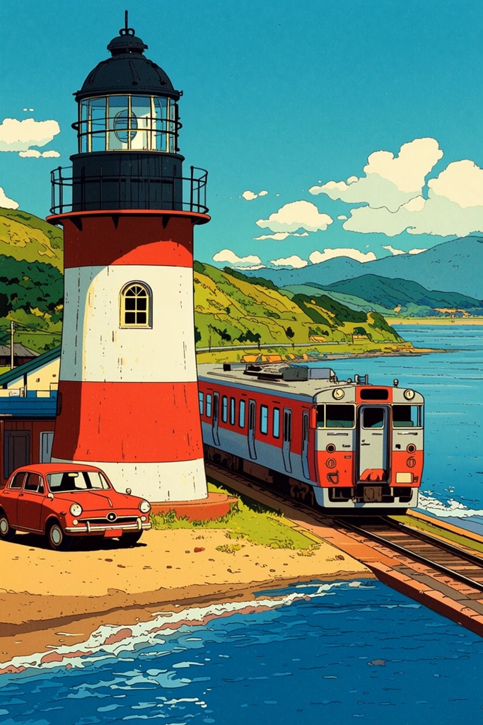 Bold Retro Pop Illustration style AI image example 2