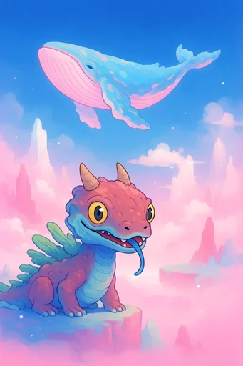 Ethereal Pastel Dreamscape style reference image — whimsical surrealism
