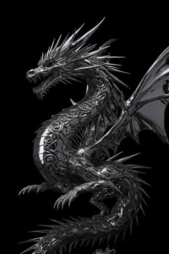 Monochromatic Industrial Biomechanism style reference image — biomechanical