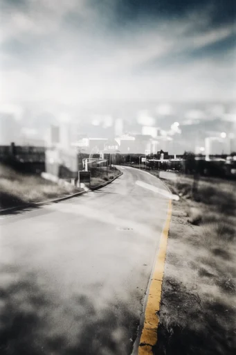 Cinematic Monochrome Noir style reference image — heavy film grain