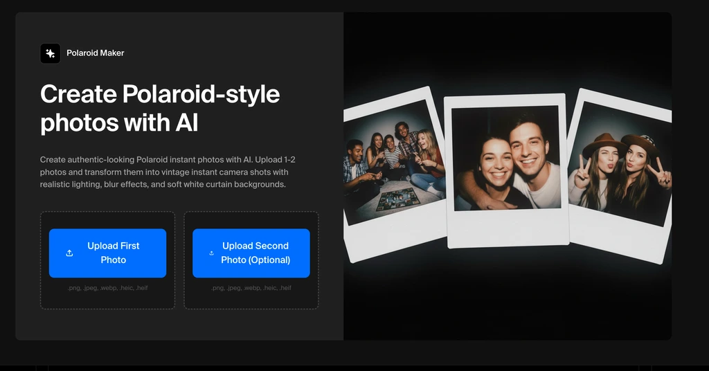 AI Polaroid Photo Generator