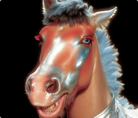 Portrait of a horse